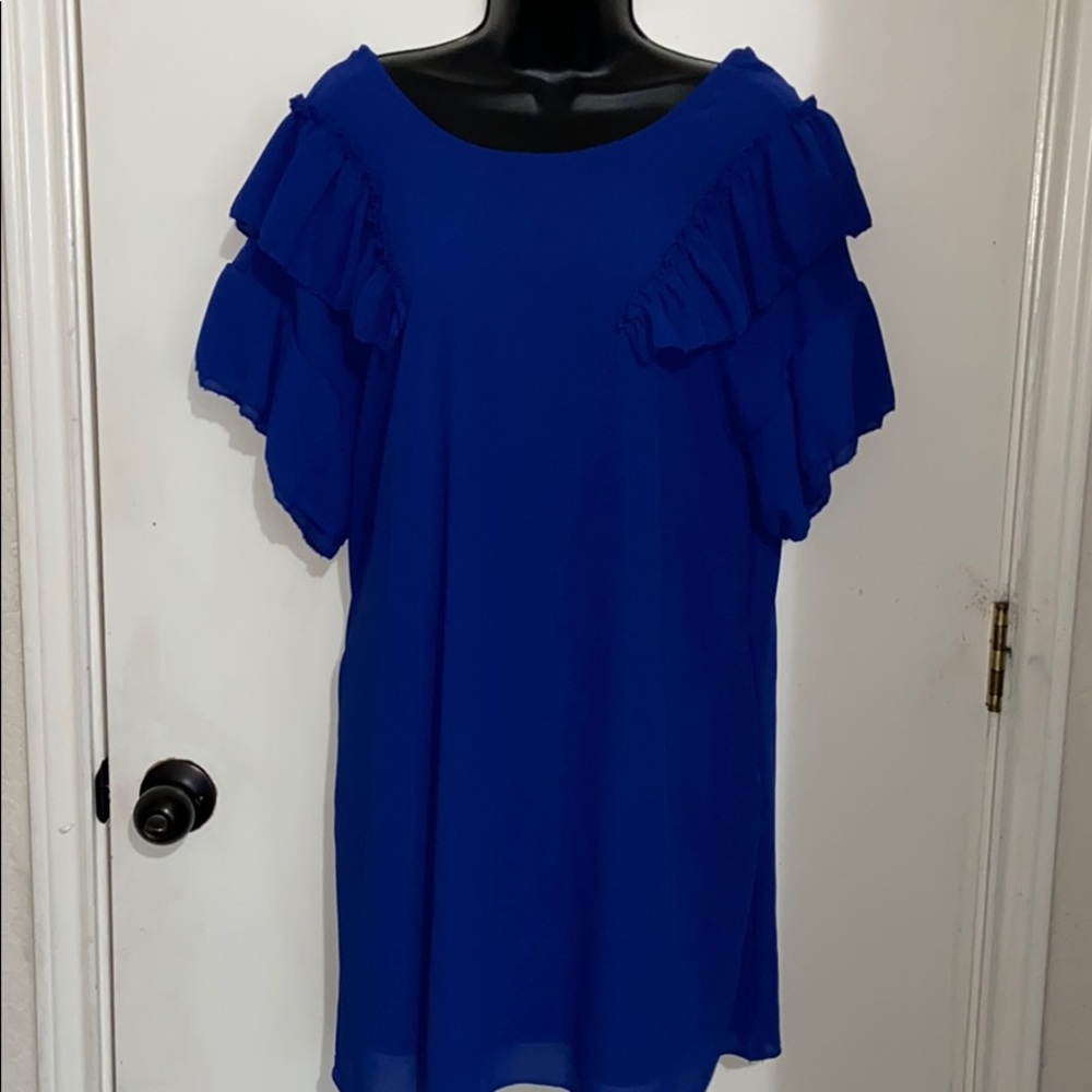 Boutique Royal Blue Mini Dress